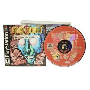 Vintage Broken Sword II: The Smoking Mirror Sony PlayStation 1, 1999 Complete